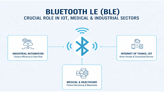 Bluetooth LE（BLE）IoTや医療、産業分野で重要な役割