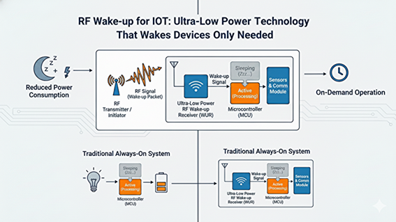 RF Wake-up入門──IoT機器を“必要な時だけ起こす”超低消費電力技術をやさしく解説